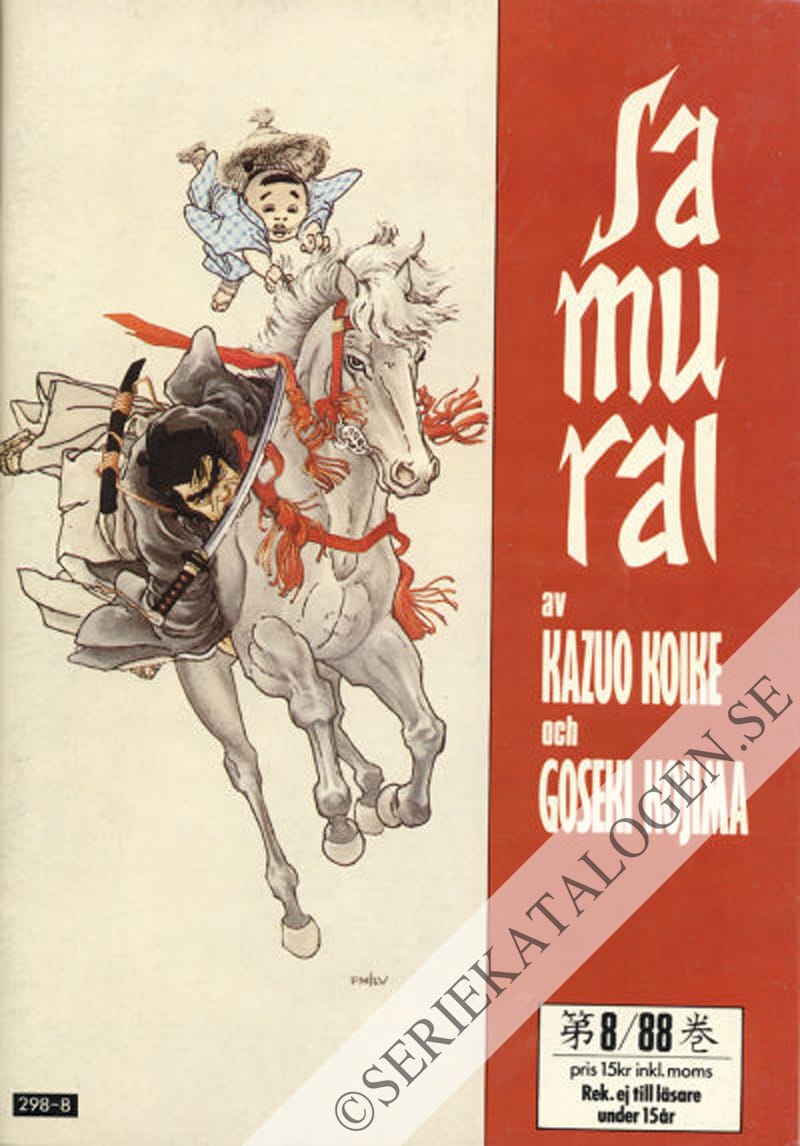 Framsida på Samurai #8 (1988)