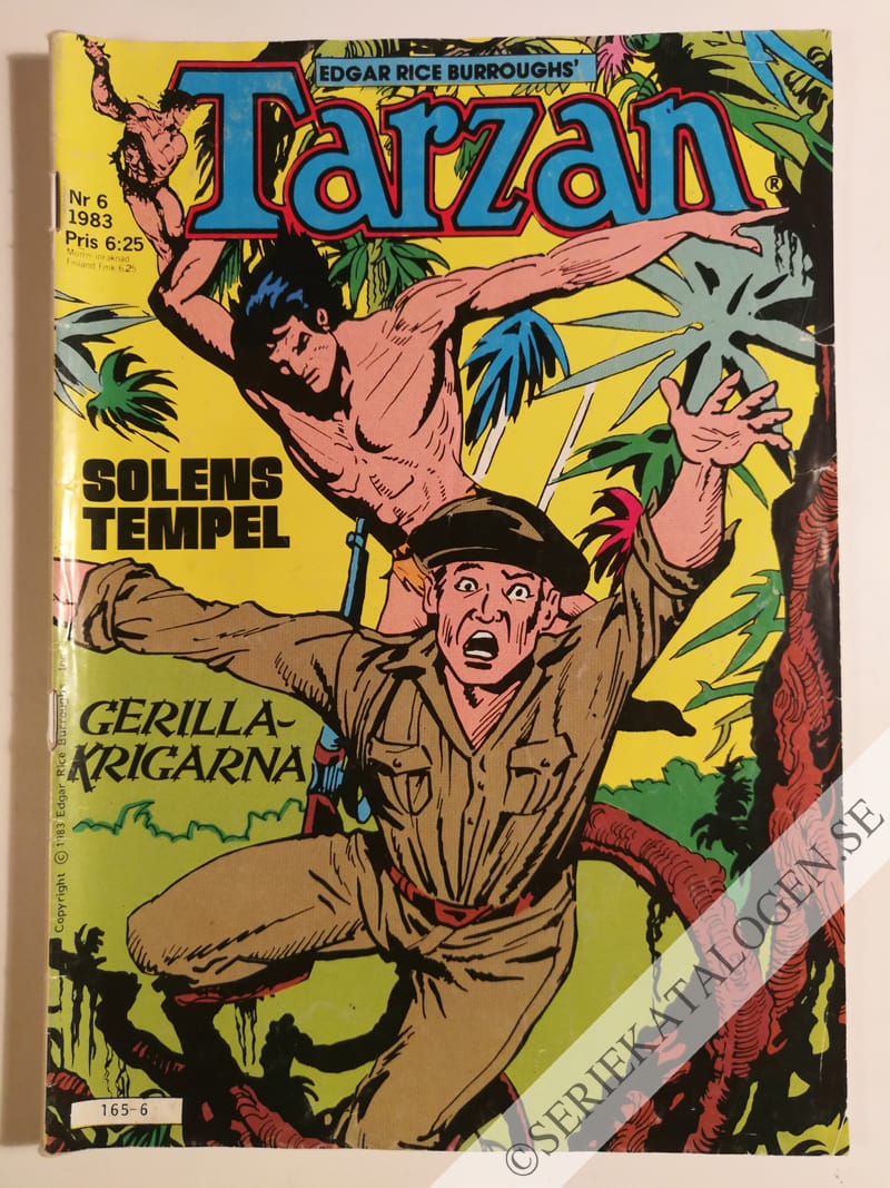Framsida på Tarzan #6 (1983)