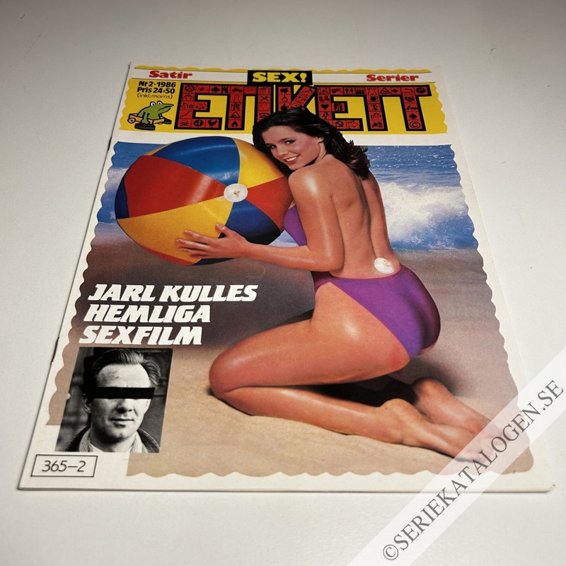 Framsida på Etikett #2 (1986)