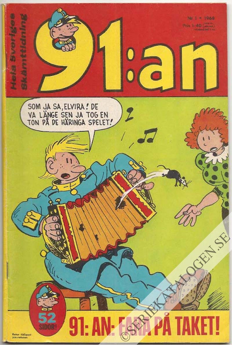 Framsida på 91:an #1 (1968)