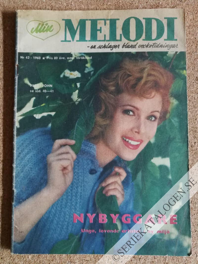 Framsida på Min melodi #42 (1960)