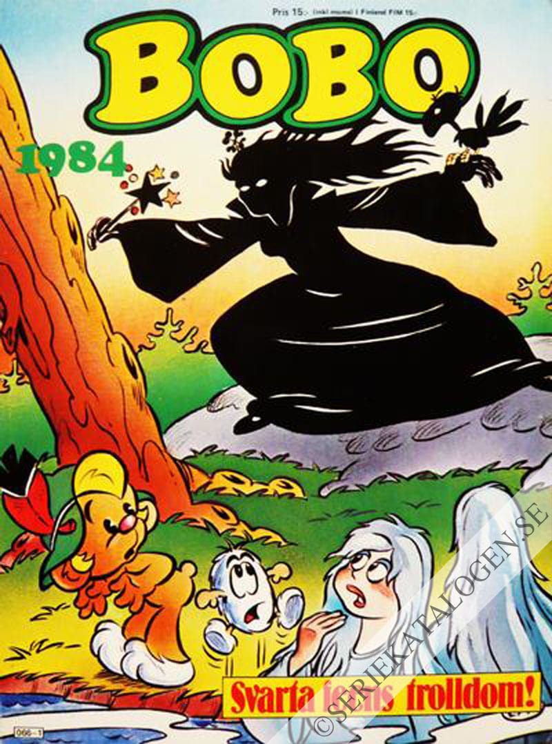 Framsida på Bobo Svarta feens trolldom (1983)