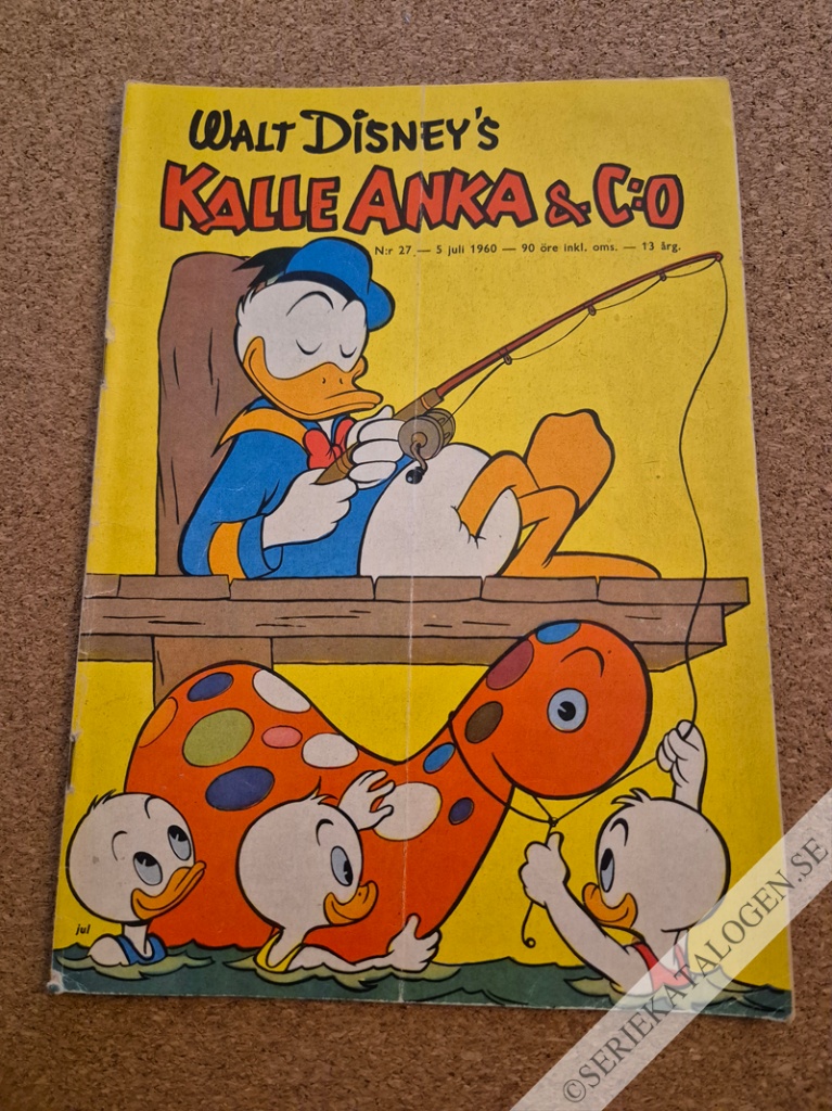 Framsida på Kalle Anka & C:o #27 (1960)