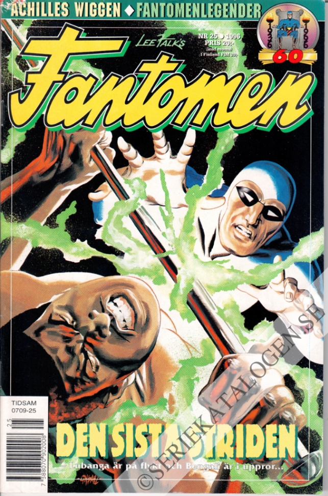 Framsida på Fantomen #25 (1996)