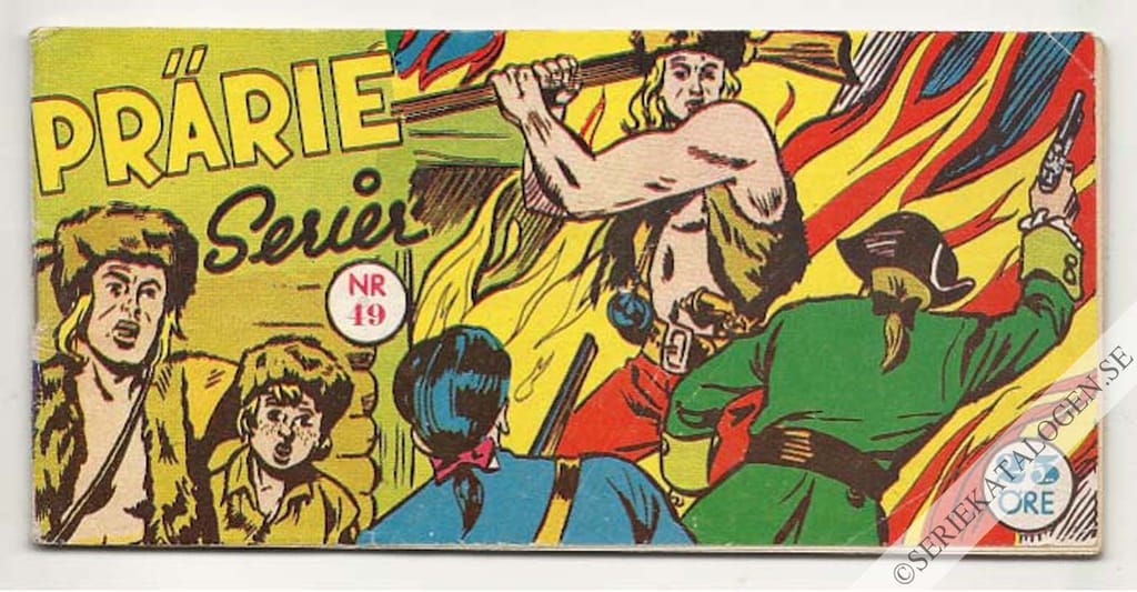 Framsida på Prärie-serier #49 (1956)