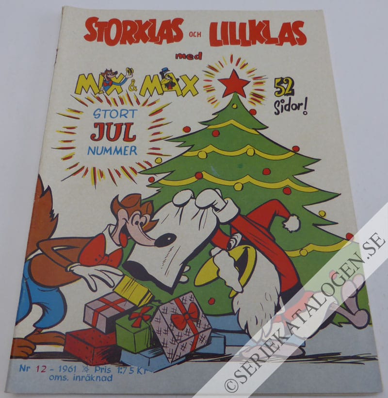 Framsida på Storklas och Lillklas #12 (1961)