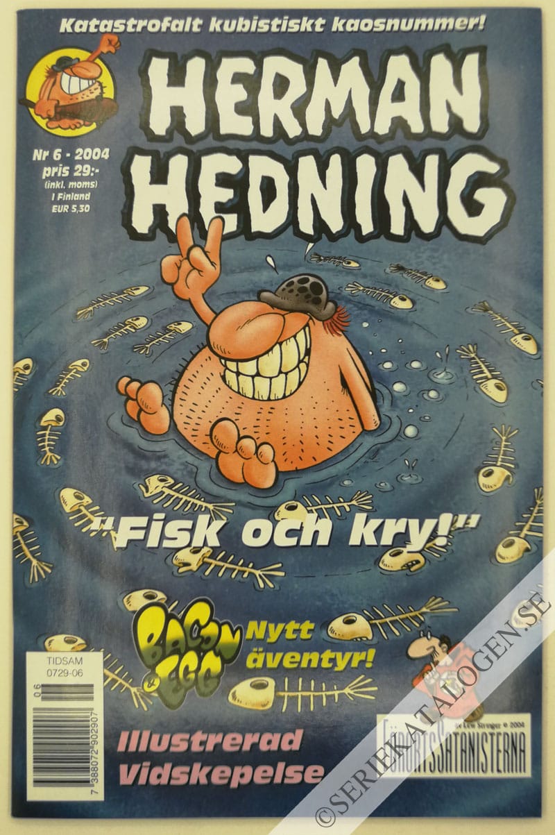 Framsida på Herman Hedning #6 (2004)