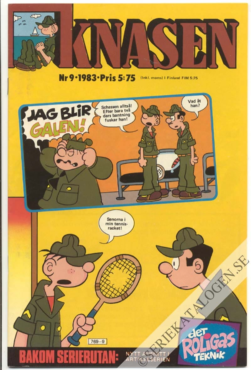 Framsida på Knasen #9 (1983)