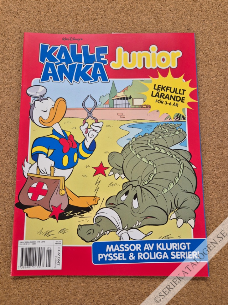 Framsida på Kalle Anka junior #5 (2016)
