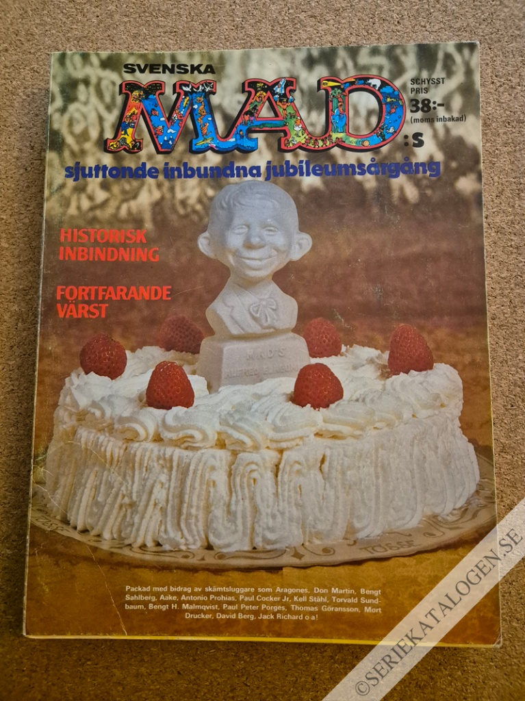 Framsida på Svenska MAD inbundna årgångar #1976 (1977)