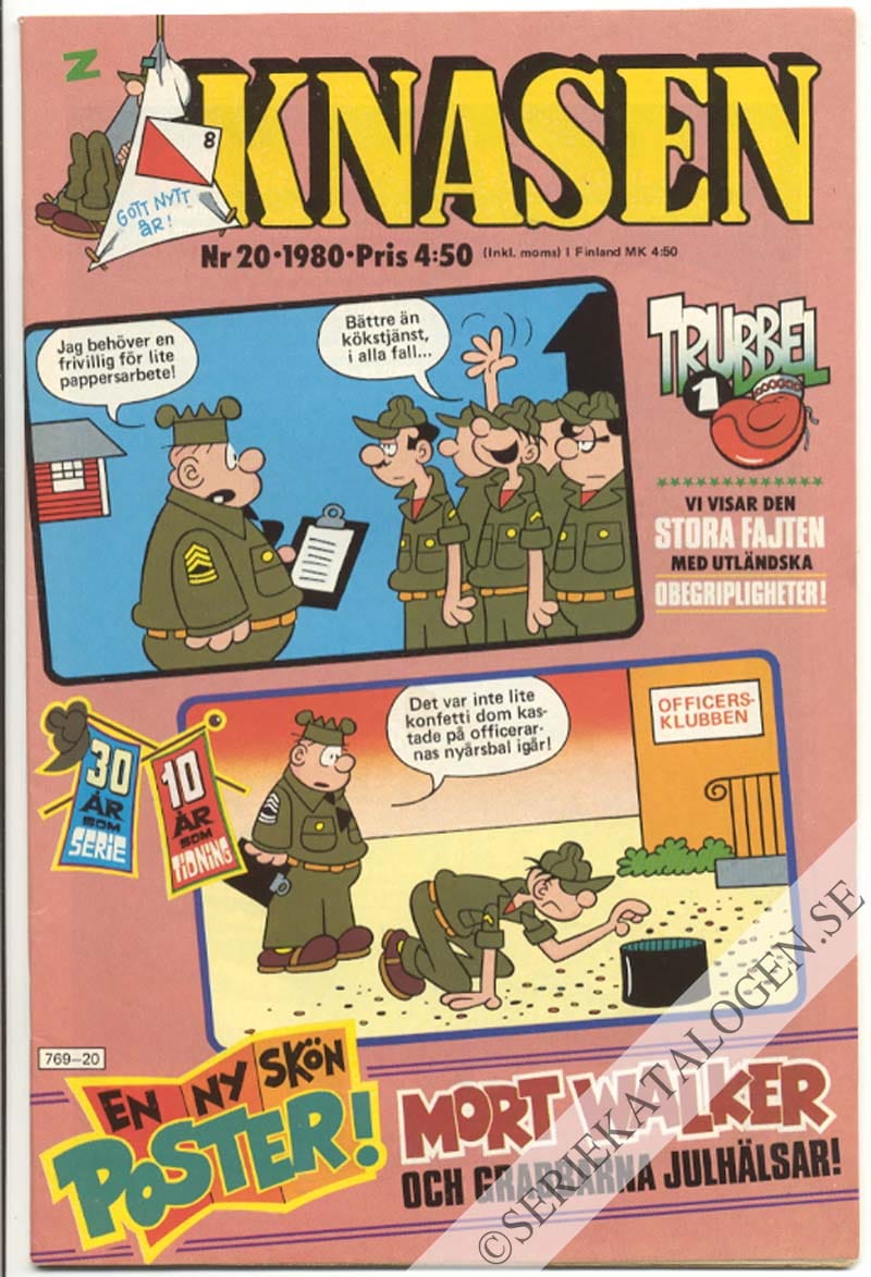 Framsida på Knasen #20 (1980)