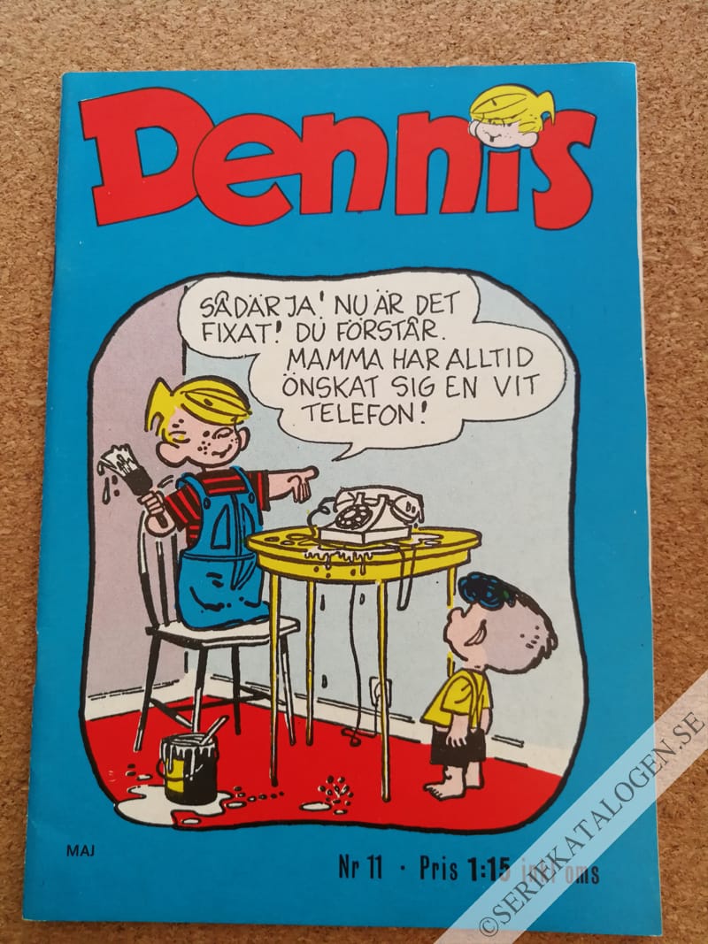 Framsida på Dennis #11 (1968)
