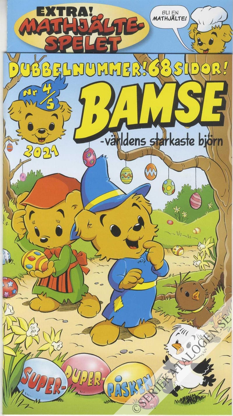 Framsida på Bamse #4-5 (2021)
