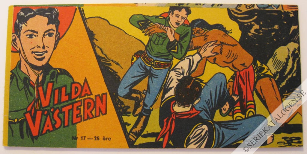 Framsida på Vilda Västern #17 (1955)