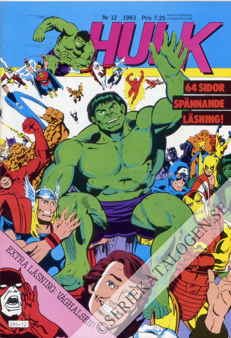 Framsida på Hulk #12 (1983)