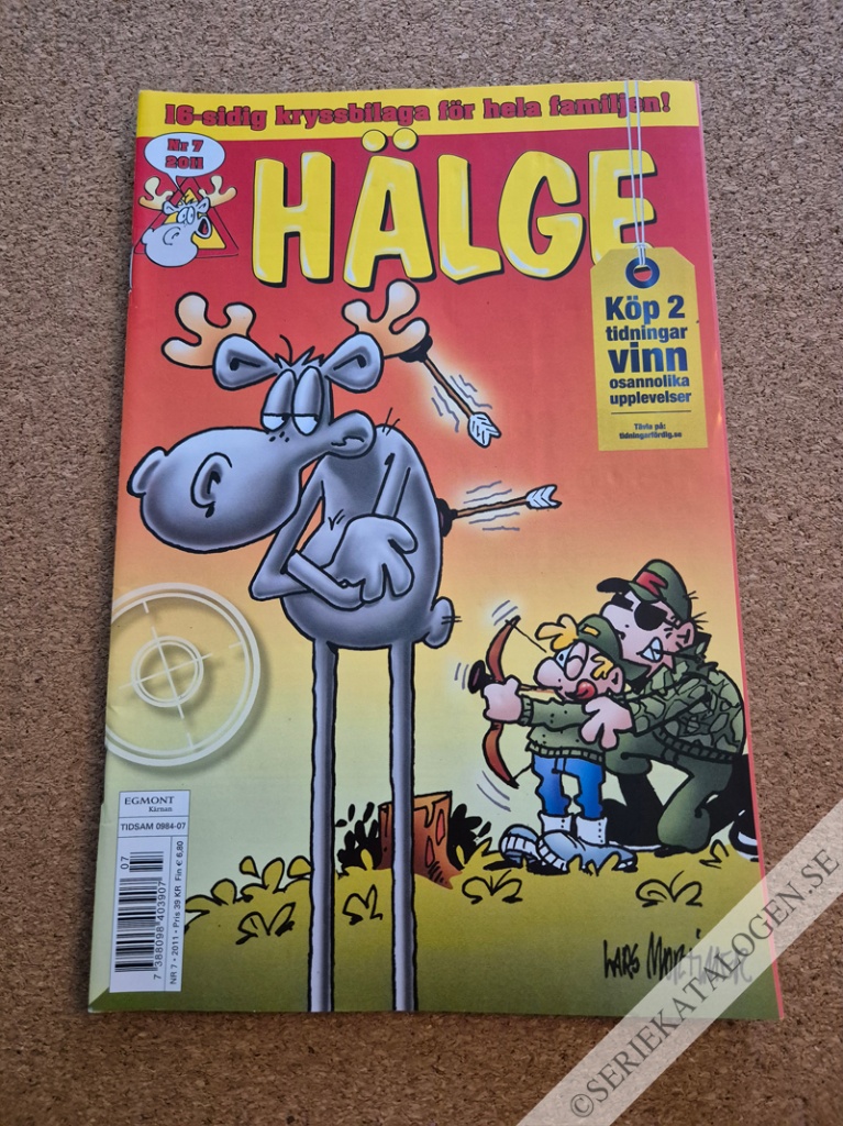 Framsida på Hälge #7 (2011)