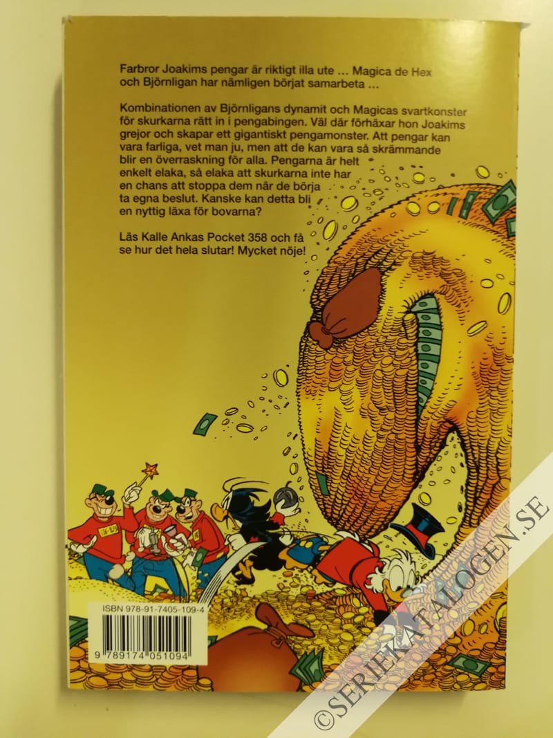 Baksida på Snabba pengar (2009)