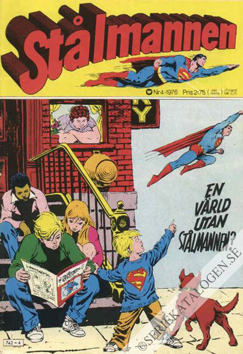 Framsida på Stålmannen #4 (1976)