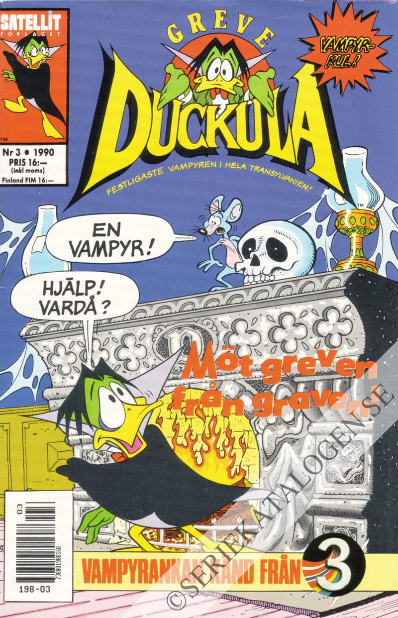 Framsida på Greve Duckula #3 (1990)
