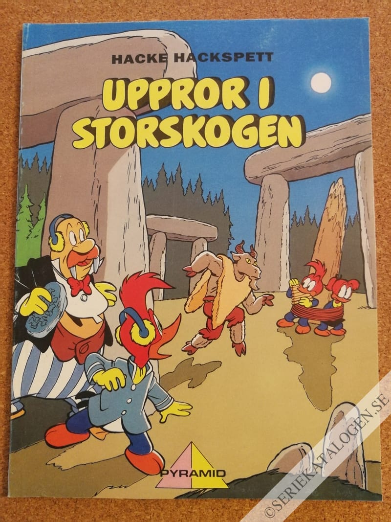 Framsida på Pyramid Hacke Hackspett: Uppror i Storskogen (1992)