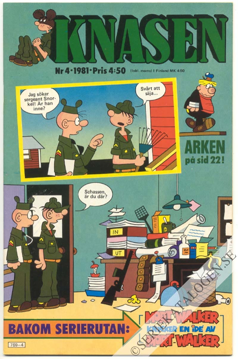 Framsida på Knasen #4 (1981)