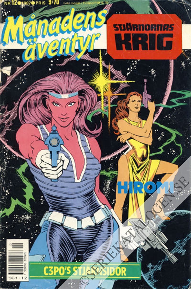 Framsida på Månadens äventyr #12 (1987)