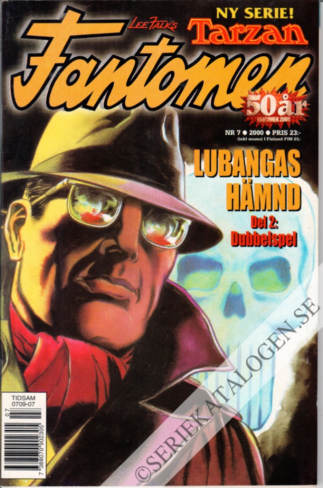 Framsida på Fantomen #7 (2000)