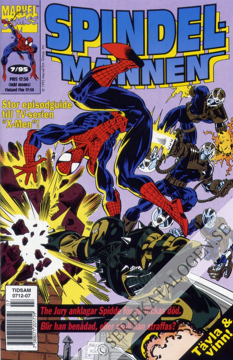 Framsida på Spindelmannen #7 (1995)