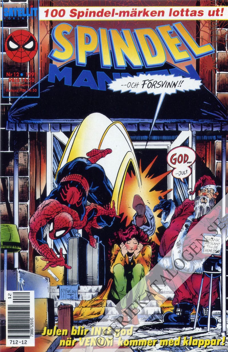 Framsida på Spindelmannen #12 (1991)