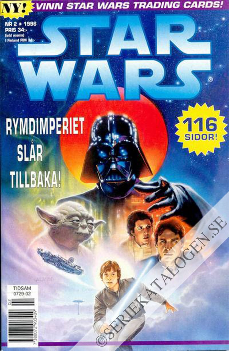 Framsida på Star Wars Rymdimperiet slår tillbaka! (1996)