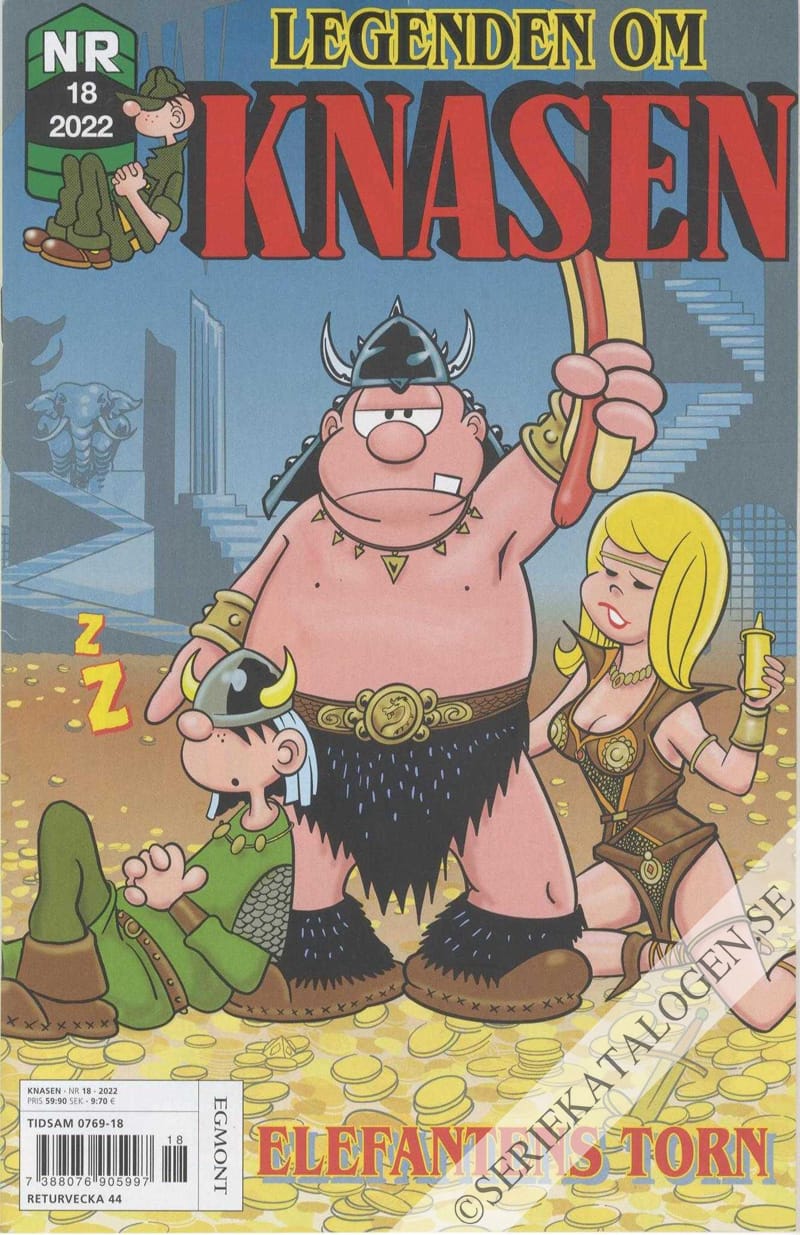 Framsida på Knasen #18 (2022)