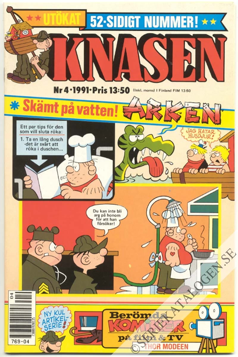 Framsida på Knasen #4 (1991)