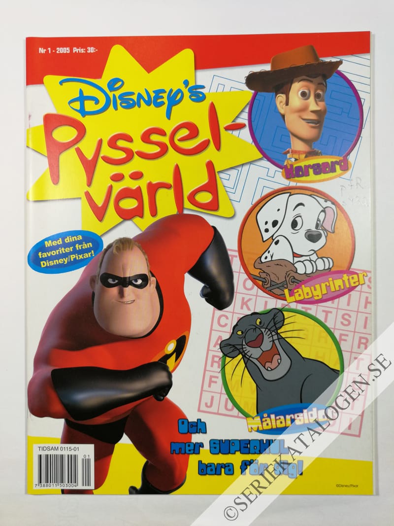 Framsida på Disney's pysselvärld #1 (2005)