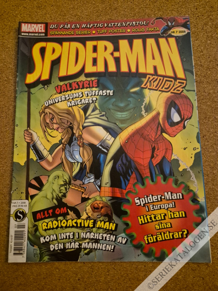 Framsida på Spider-Man Kidz #7 (2008)