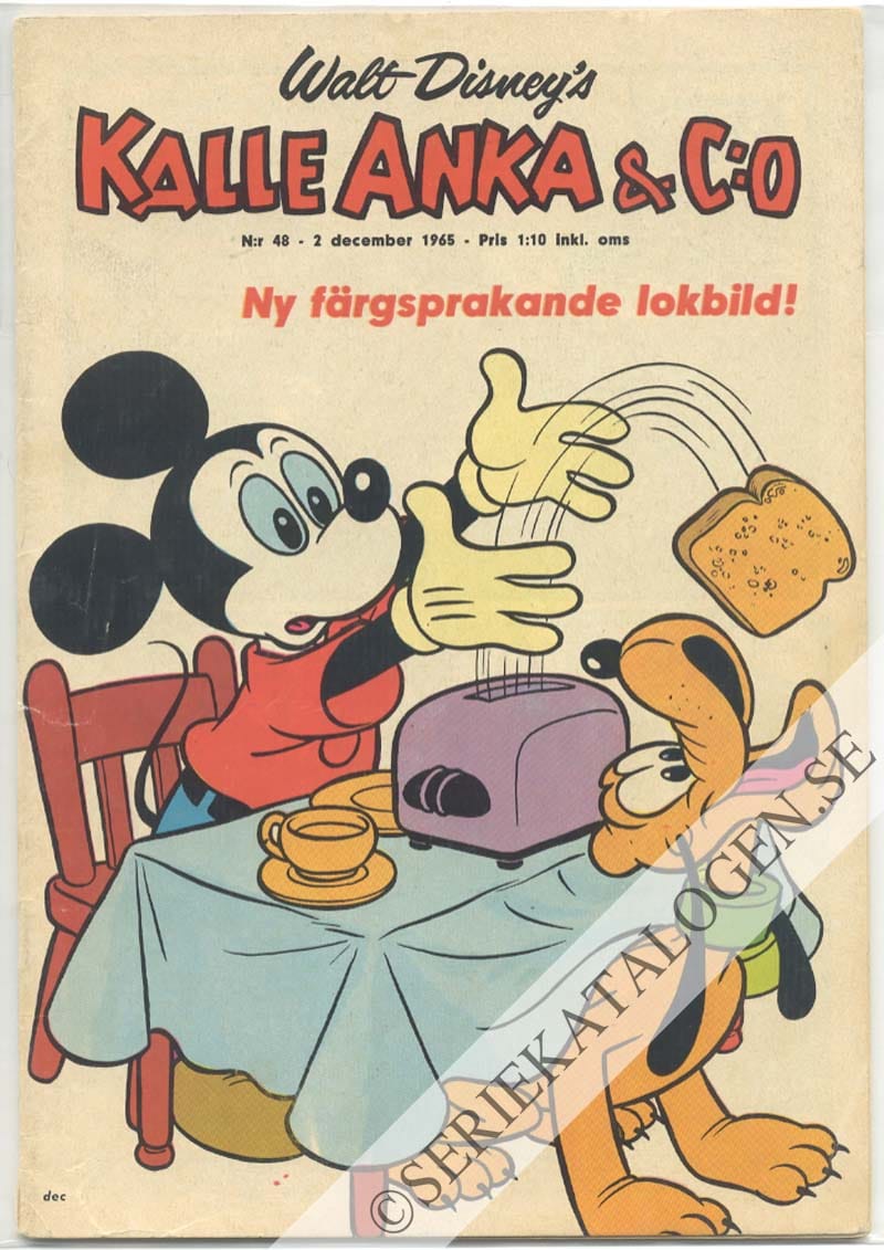 Framsida på Kalle Anka & C:o #48 (1965)