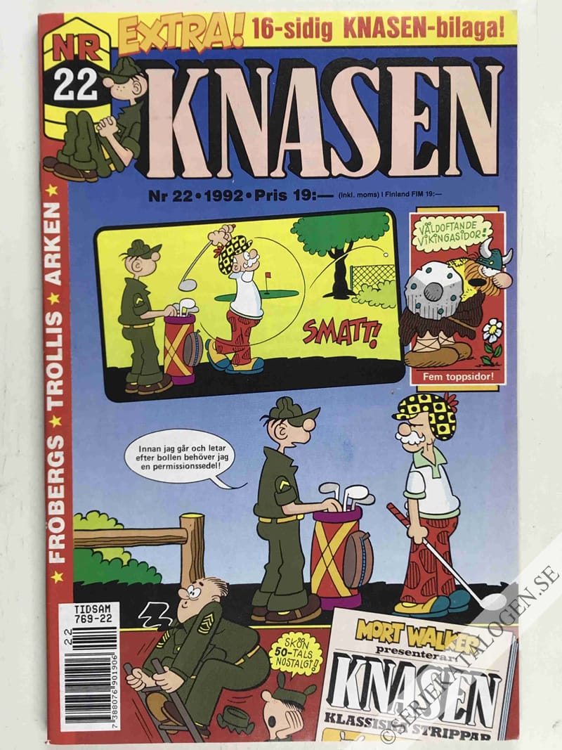Framsida på Knasen #22 (1992)