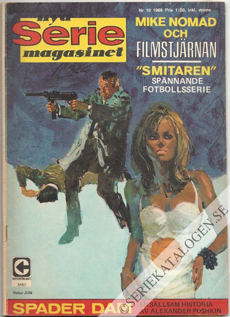 Framsida på Seriemagasinet #10 (1969)