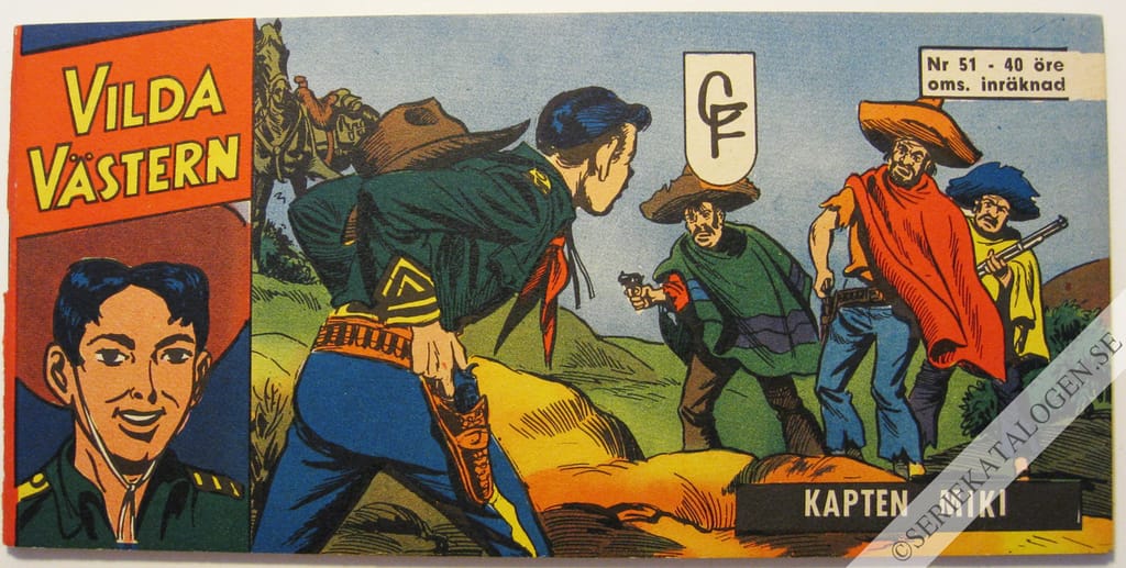 Framsida på Vilda Västern #51 (1963)