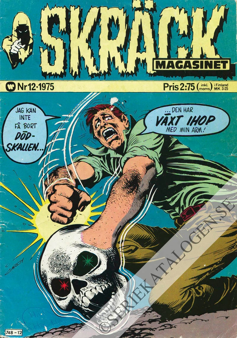 Framsida på Skräckmagasinet #12 (1975)