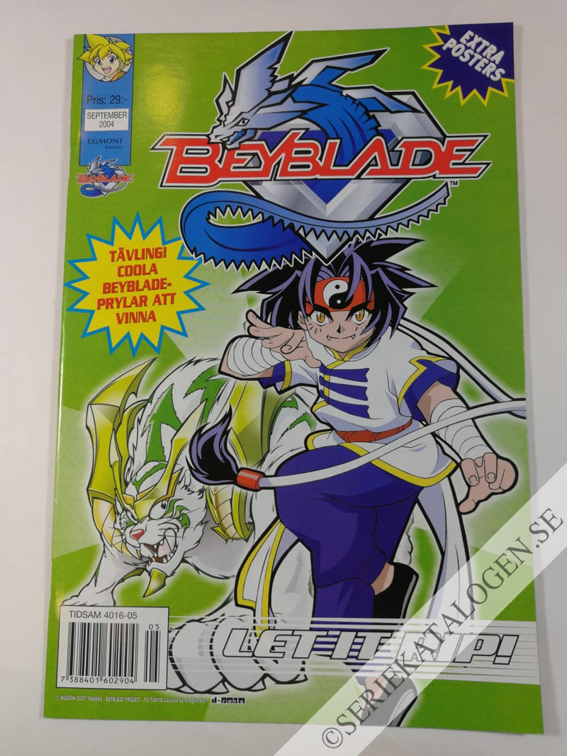 Framsida på Beyblade Septembernull (2004)