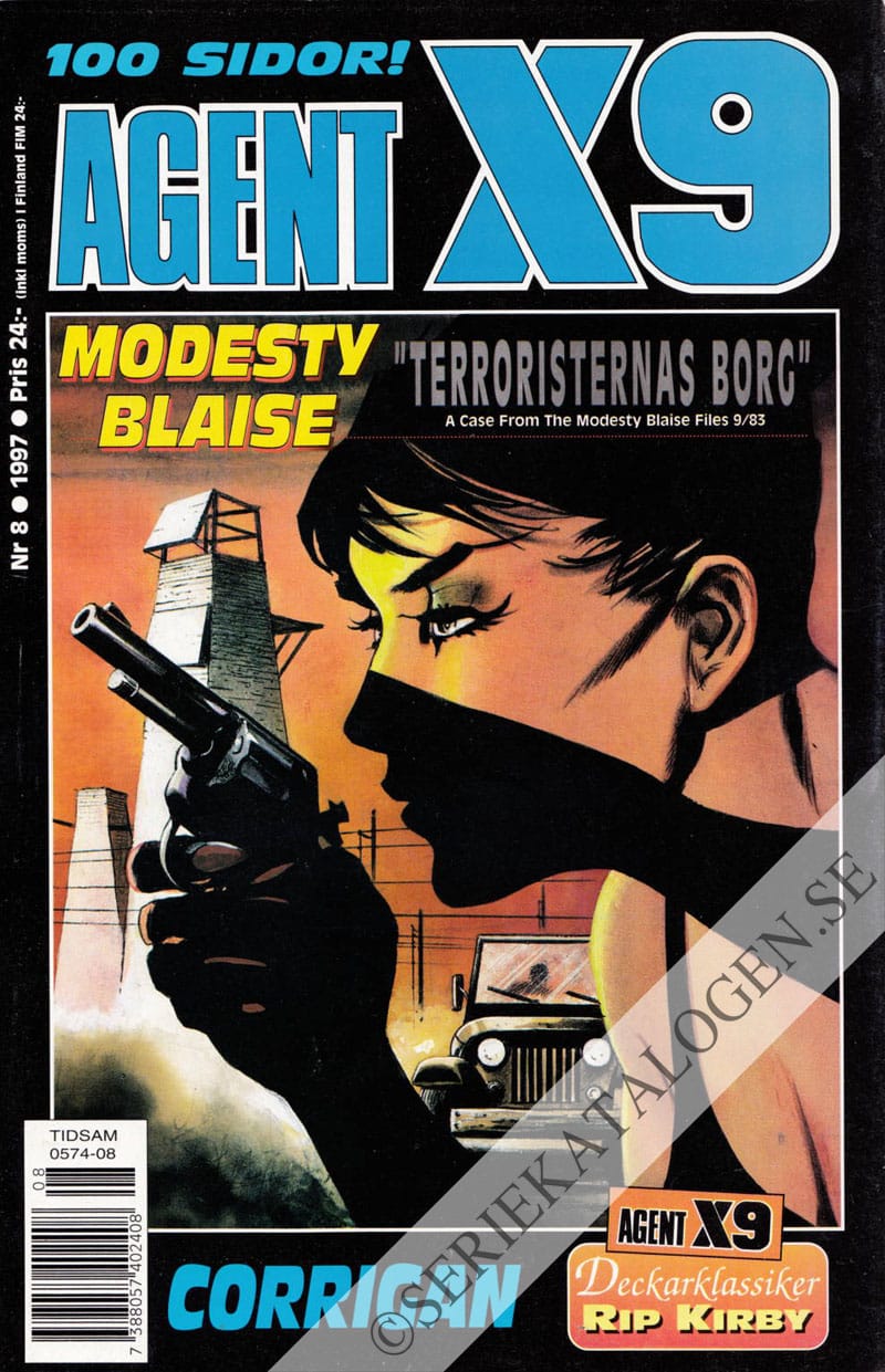 Framsida på Agent X9 #8 (1997)