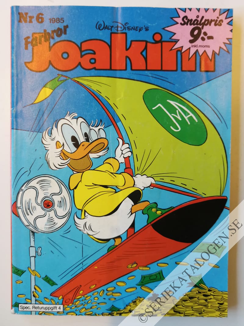 Framsida på Joakim #6 (1985)