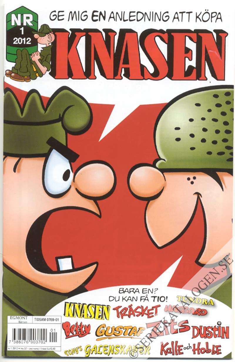 Framsida på Knasen #1 (2012)
