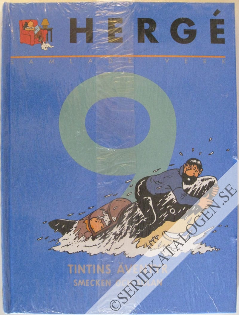 Framsida på Hergé - samlade verk #9 (1999)