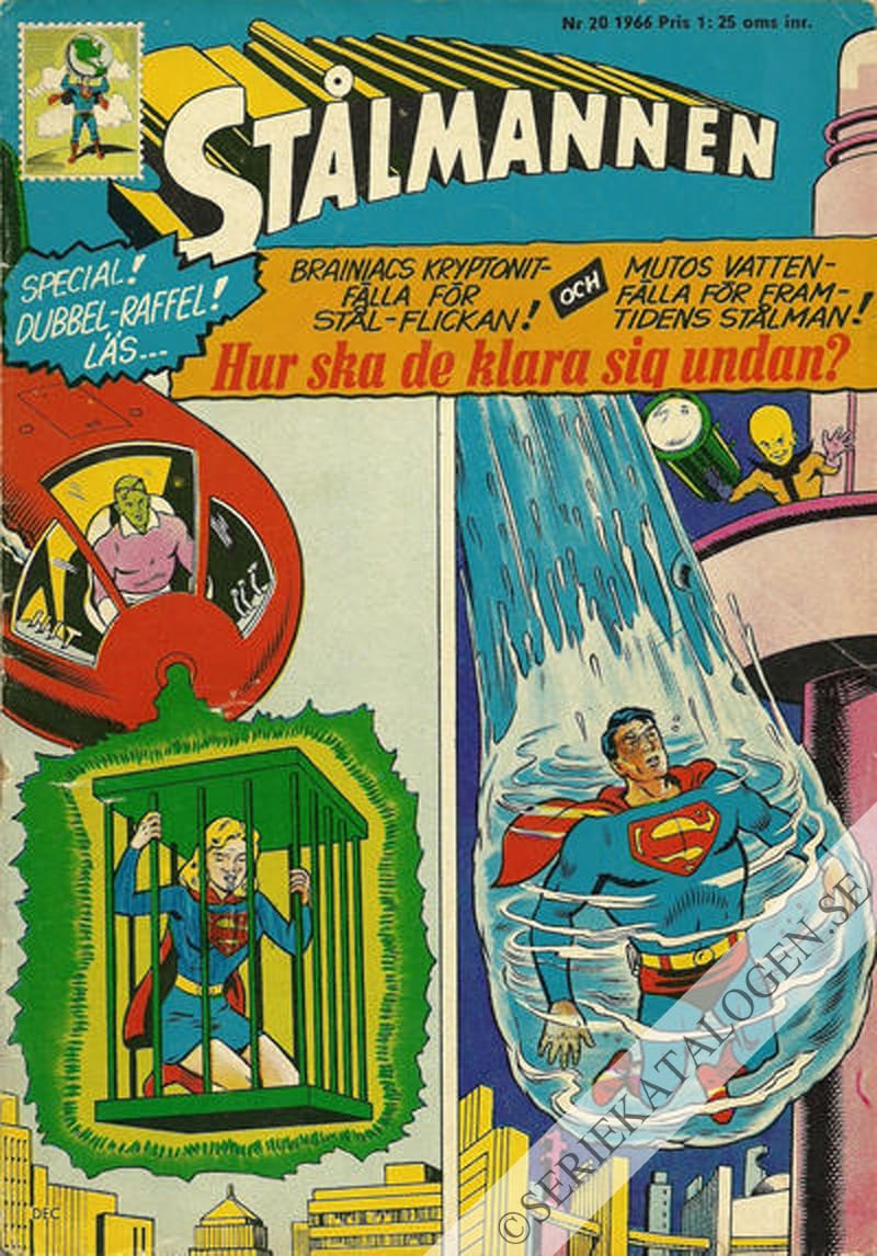 Framsida på Stålmannen #20 (1966)