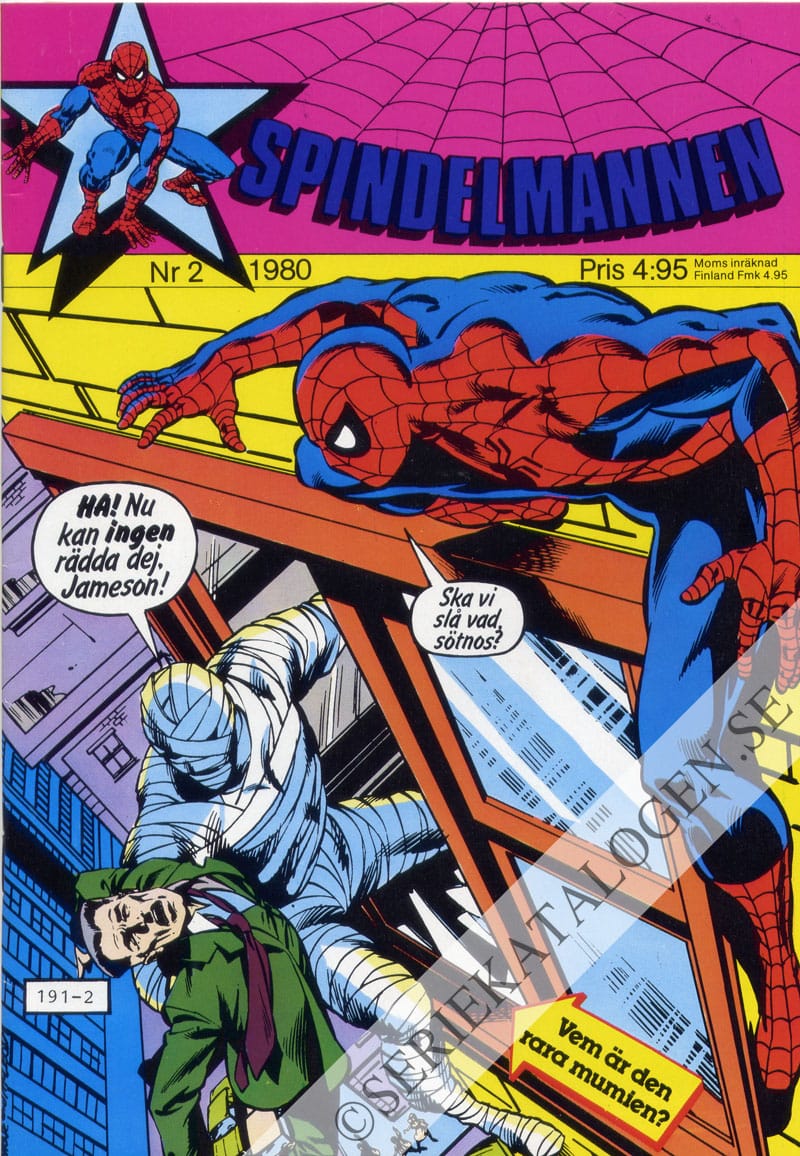 Framsida på Spindelmannen #2 (1980)