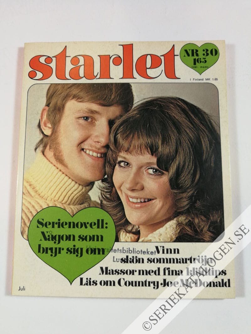 Framsida på Starlet #30 (1971)