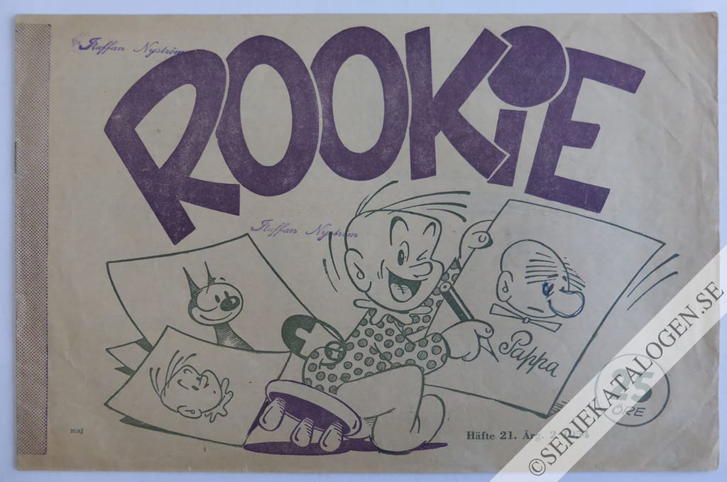 Framsida på Rookie #21 (1954)