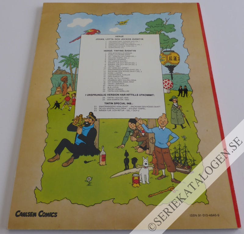 Baksida på Den svarta ön (1988)