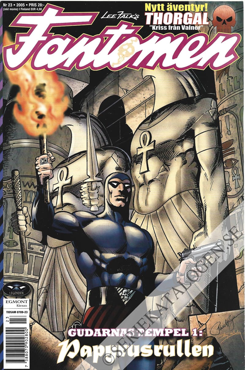 Framsida på Fantomen #23 (2005)